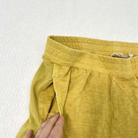 Soft Surroundings Pull-On Lightweight Breezy Pants Golden Yellow size Large - Picture 3 of 8